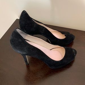 Boutique Black suede Heels